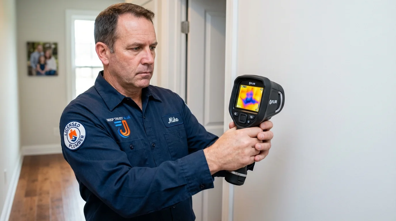 Thermal imaging leak detection by Johns Plumbing LLC in Harrisburg